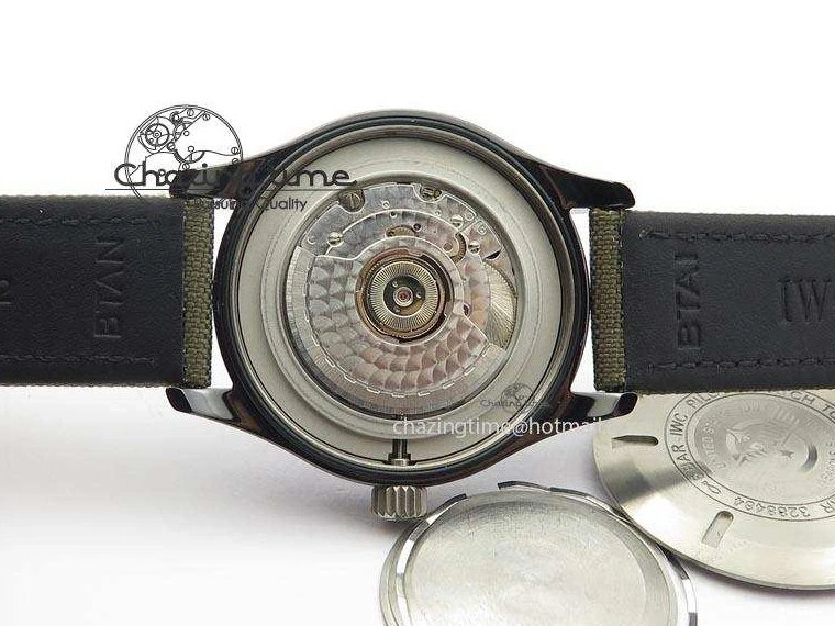 MIROTIME 0304 SunProtective MARK XVII IW324702 Real Ceramic MK Best Edition Green Dial On Green Nylon Strap A 7288